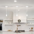 thumbnail image 3 of SHISUYAN Ceiling Light Cord Vintage Style Industrial Pendant Light Bulb Socket With Cord, 3 of 9