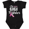 thumbnail image 3 of Inktastic Breast Cancer Awareness My Gigi is a Fighter Boys or Girls Baby Bodysuit, 3 of 5