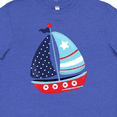 thumbnail image 4 of Inktastic Sailboat, Sailing Boat, Sails - Red Blue White Youth T-Shirt, 4 of 5