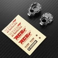 thumbnail image 3 of VONKY Stronger Rear Axle Assembly Kit For 1/10 TRAX-4 Crawler RC Upgrade Part Silver, 3 of 5