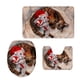 thumbnail image 2 of Juego de 3 Alfombrils de Baño - Alfombra de Baño Absorbente Antideslizante, Alfombrils de Baño de Felpa para Perfecto para Decoración Baoblaze Juego de alfombras de baño Nopslip, 2 of 6