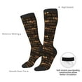 thumbnail image 4 of Naloa Bookshelves Thigh High Socks Extra Long Stretchy Sock Women Over Knee High Opaque Stocking Daily Wear, 4 of 6