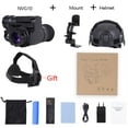 thumbnail image 2 of NVG10 Helmet Night Vision Goggle 1920x1080p Green Tactical Head Night Vision Monocular IP66 Night Vision Device, 2 of 7