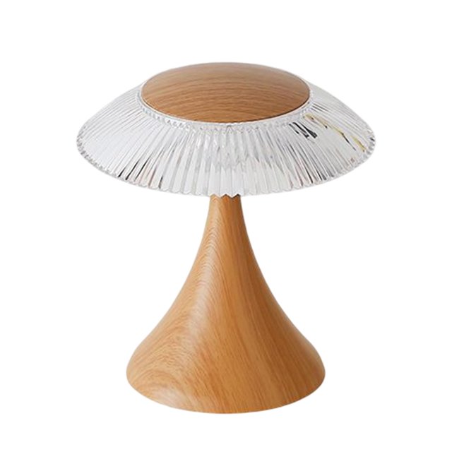 Lámpara de noche Yuyangstore moderna con puerto USB Madera 3 colores Yuyangstore Lámpara de noche