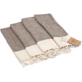 thumbnail image 3 of Smyrna Original Turkish Throw Blanket Herringbone Series  100% Cotton, 60 x 80 Inches  Vintage Boho Throw Blankets for Couch, Sofa, Bed, Farmhouse and Home Decor Latte,60x80, 3 of 7