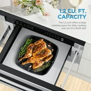 Midea Drawer Microwave, 24 inch, 1.2-cu ft , 1000-Watt, Microwave Drawer, MMB12S2AS