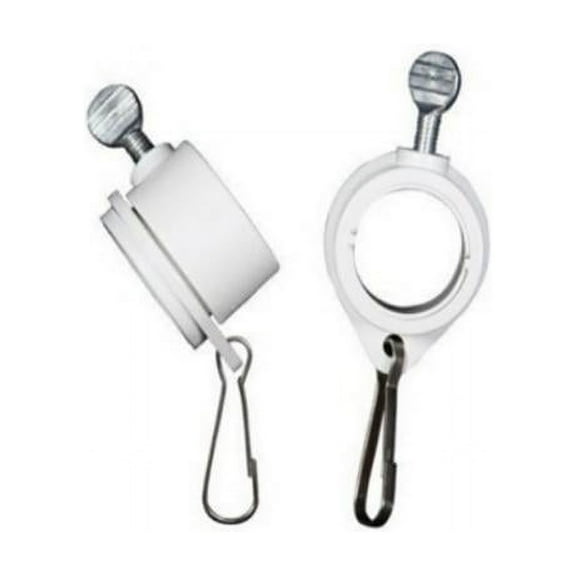 Flag Pole Rings -360Rotating Flagpole Flag Mounting Rings for 0.75-1 Inch Diameter Pole, Pack of 2