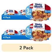 (2 pack) DINTY MOORE Beef Stew, Shelf-Stable, 12 Grams Protein, 9 oz Plastic Microwaveable Tray (3 Pack)