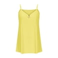 thumbnail image 5 of Diufon Womens Summer Tank Tops Half Zipper V Neck Sleeve Tees Solid Color Hollow out Blouses, 5 of 6