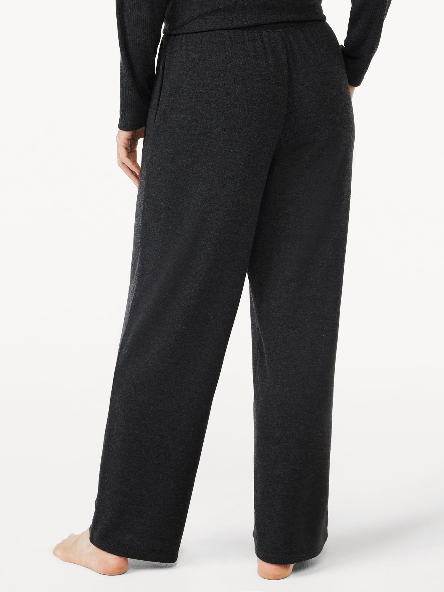 Women's Woven Wide Leg Pajama Pants - Colsie™ Black XS
