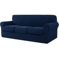thumbnail image 1 of 2024 Sofa Cover with Separate Cushion Slipcover Stretch Checks (Sofa  Wine), 1 of 7