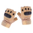 thumbnail image 3 of kusrkot Gants Sans Doigts pour Hommes Demi-Doigts Gants pour Combattre Randonnée Conduite L, 3 of 6