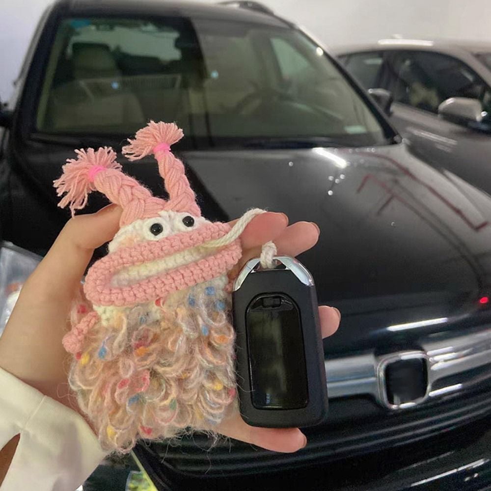 Funny Small Purse Entrance Guard Card Bag Cute Toy Pendant Car Key