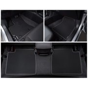 CLIM ART All-Weather Car Floor Mats Compatible with Toyota Corolla 2014-2019, Custom-Fit Heavy-Duty Floor Liners for Cars & SUVs, Car Accessories for Men & Women, Black - FL911414011