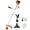 Orange#2, variant on Cordless Leaf Blower - Electric Leaf Blower Cordless with Battery and Charger - 2 Speed Mode - 20V Battery Powered Leaf Blowers for Lawn Care, Patio, Blowing Leaves and Snow,