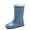 Blue, variant on AUXDIQ Wellington Boots Women Mid-calf Wellies Waterproof Rain Boots Outdoor Garden Shoes