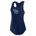 thumbnail image 2 of Women's Fanatics Navy Tennessee Titans Iron Fan Tank Top, 2 of 5