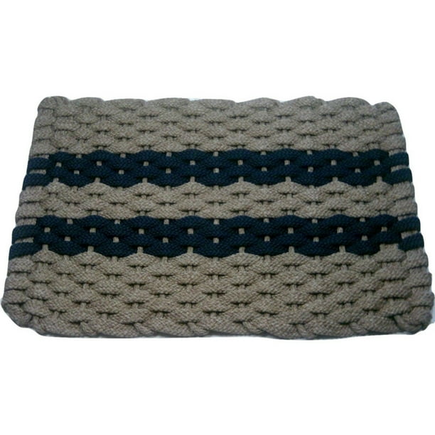 Rockport Rope Striped Indoor/Outdoor Door Mat