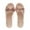Beige, variant on JeashCHAT Sandals for Women, Slide Sandals Women's Summer Casual Flip-Flops Bowknot Flip Flops Flash Diamond Shoes (Beige)