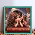 thumbnail image 2 of Kit Punto Cruz para Niña Bordado Con Hilo Algodón Ecológico 11CT Arte 40x40cm, 2 of 9