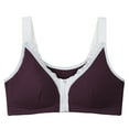 thumbnail image 3 of Sngxgn Women's Comfort Wireless, Seamless Cooling T-Shirt Bra(Purple,36), 3 of 3