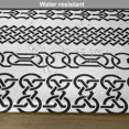 thumbnail image 6 of Ambesonne Irish Place Mats Set of 4, Vintage Celt Ornaments, Standard Size, Black White, 6 of 6