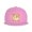 Pink, variant on Snapback Hat Vintage Style World Map Flat Brim Adjustable Baseball Cap for Men Women Trucker Hat Navy Blue