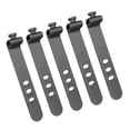 thumbnail image 2 of Esquirla 5x Reusable Cable Organizer Cord Management Multipurpose Silicone Cable Ties Black, 2 of 8