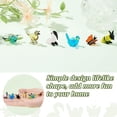 thumbnail image 3 of 6Pcs Mini Animals Figurines 6 Styles Glass Animal Figurines for Table Home Decoration Dragonfly Bird Bees Pigeon Flamingo Butterfly Glass Display Miniature for Anniversary Birthday Gift, 3 of 7