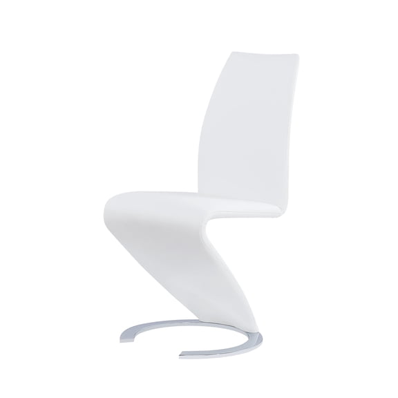 Newboti Furniture Marcus Horseshoe White Dining Chairs (Kit Of 2) 48025
