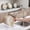 White, variant on Dishes Drying Rack Vertical Kitchen Countertop Organizer for Plates Bowls Mugs and Pot Lids, Plastic Dish Holder Storage Shelf with Fast Drainage Design for Sink and Kitchen Organization