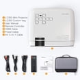 thumbnail image 3 of Projector, APEMAN 4000 Lumen Mini Portable Projector, 1080P Supported 180" Display 50000 Hrs LED Video Projector, 3 of 5