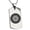 Silver, variant on Stainless Steel Sakakibara Samurai Crest Engraved Dog Tag Pendant Necklace