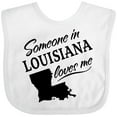 thumbnail image 3 of Inktastic Someone in Louisiana Loves Me Boys or Girls Baby Bib, 3 of 4