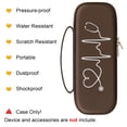 thumbnail image 3 of Funda para estetoscopio BOVKE para 3M Littmann Classic III, color marrón, 3 of 7