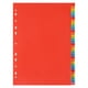 thumbnail image 1 of 1 juego de separadores de carpeta A4 para cuadernos y carpetas escolares o de oficina., 1 of 7