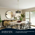 thumbnail image 5 of Sunshine Lighting B3167024 Ambiate Banda Cage Pendant Light Fixture, Black & Gold - E26 Base - 40W, 5 of 5