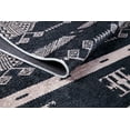 thumbnail image 4 of Ixtapaluca Black Modern Polyester Area Rugs for Living Room Washable Rugs Boho Moroccan Area Rug Soft Geometric Bohemian Carpet Distressed Indoor Rug for Bedroom Dining Room Office Nonslip Rug, 4 of 9