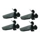 thumbnail image 4 of 4 piezas Cubiertas de abrazadera del cambiador de neumáticos Insertar cubiertas de abrazadera de la mandíbula Reparación de piezas prácticas , Style B Estilo B, 4 of 8
