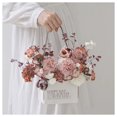 thumbnail image 3 of New 4pcs Flower Packaging Box With Handle Flower Arrangement Boxes Waterproof Kraft Paper Bags Flower Basket Box Flower Gift, 3 of 4