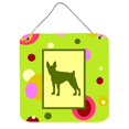 thumbnail image 1 of Fox Terrier Aluminium Metal Wall Or Door Hanging Prints, 1 of 1