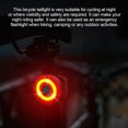 thumbnail image 3 of Greeniant Luz de advertencia de bicicleta ajustable de 400lm, luz trasera de bicicleta, lámpara de señal de giro de seguridad impermeable para bicicleta Ciclismo Greeniant OD000248-00B, 3 of 6