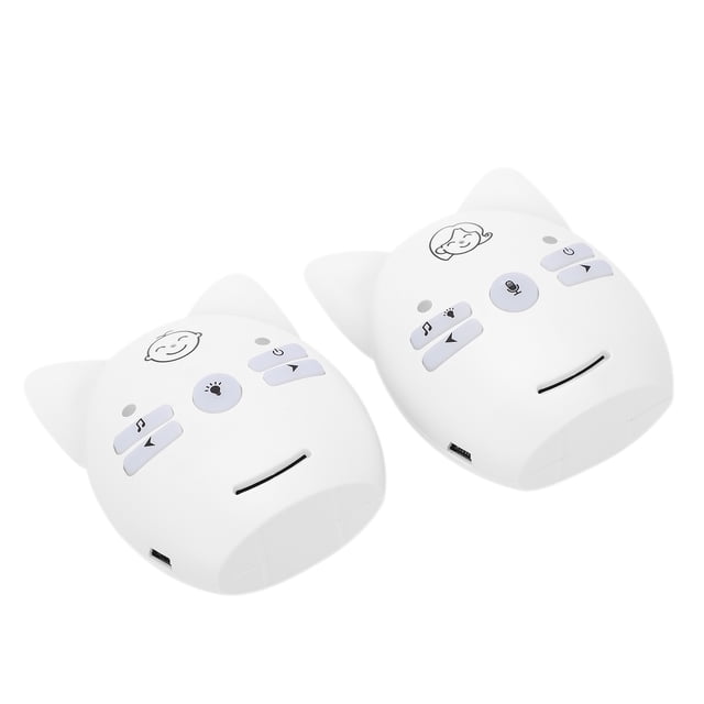 Baby Sound Monitor, Cartoon digital 300m de Largo Alcance Monitor de Bebé Con Luz Nocturna de Música para el Bebé Durmido Para Uso en el HOGAR PARE BEBÉS PARA ANCIANOS