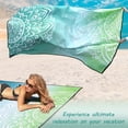 thumbnail image 4 of Manta de playa WIWIGO, impermeable y resistente a la arena, 200 x 225 cm, para 2 a 8 adultos, 4 of 6