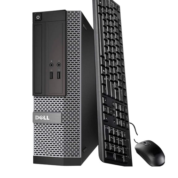 Pre-Owned Dell OptiPlex 9020 Desktop Computer PC, 3.20 GHz Intel i5 Quad Core Gen 4, 4GB DDR3 RAM, 500GB SATA Hard Drive, Windows 10 Professional 64bit