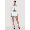 thumbnail image 2 of Women's Varsity Stripe Pull On Pleated Skort, 2 of 5