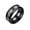 P-Black, variant on Kcodviy Rose Gold Rose Rings Wedding Band Rings for Mens Ring Set Women Flower Rings Geometry Ring for Teen Rings Size 5 11