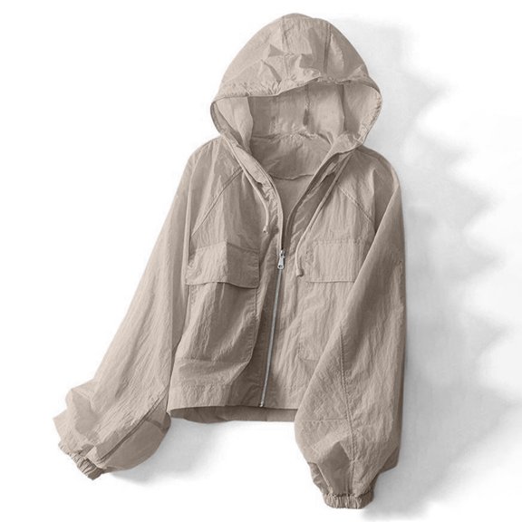 Nooxsoe Womens Cotton Linen Hoodies Sun Protection Long Sleeve Crinkled Gauze Sheer Drawstring Hood Linen Womens Shirt Linen Tops for Women Blouses for Women Gray XL