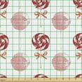 thumbnail image 2 of Dessert Upholstery Fabric by the Yard, Hand Drawn Like Highly Detailed Sugar Lollipop Candies Sketch Art Print, Decorative Fabric for DIY and Home Accents, White and Multicolor by Ambesonne, 2 of 5