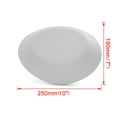 thumbnail image 3 of Unique Bargains Waterproof White Oval Shape Spa Bath  Tub Pillow Neck Support with Suction Cups, 3 of 6